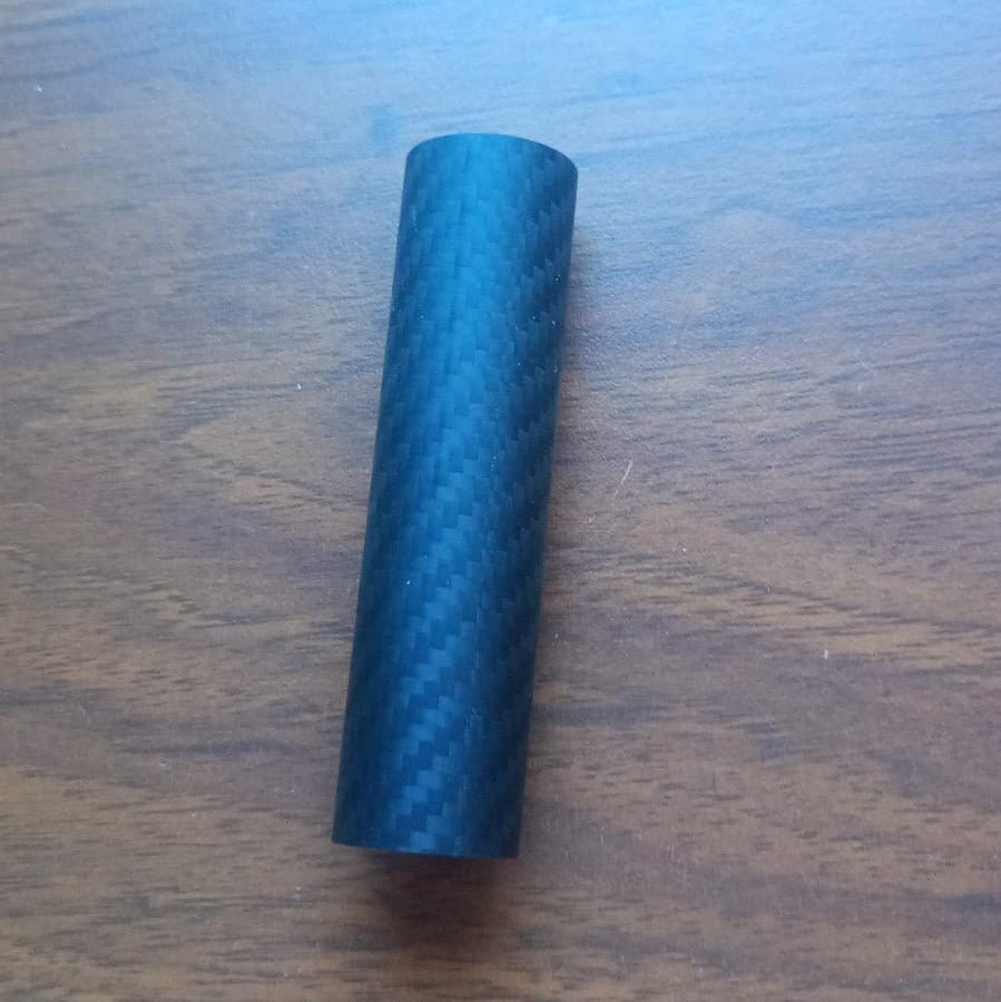 Tubo Fibra de Carbono 3k a la medida. Espesor 2mm. - CAMACHO COMPOSITES